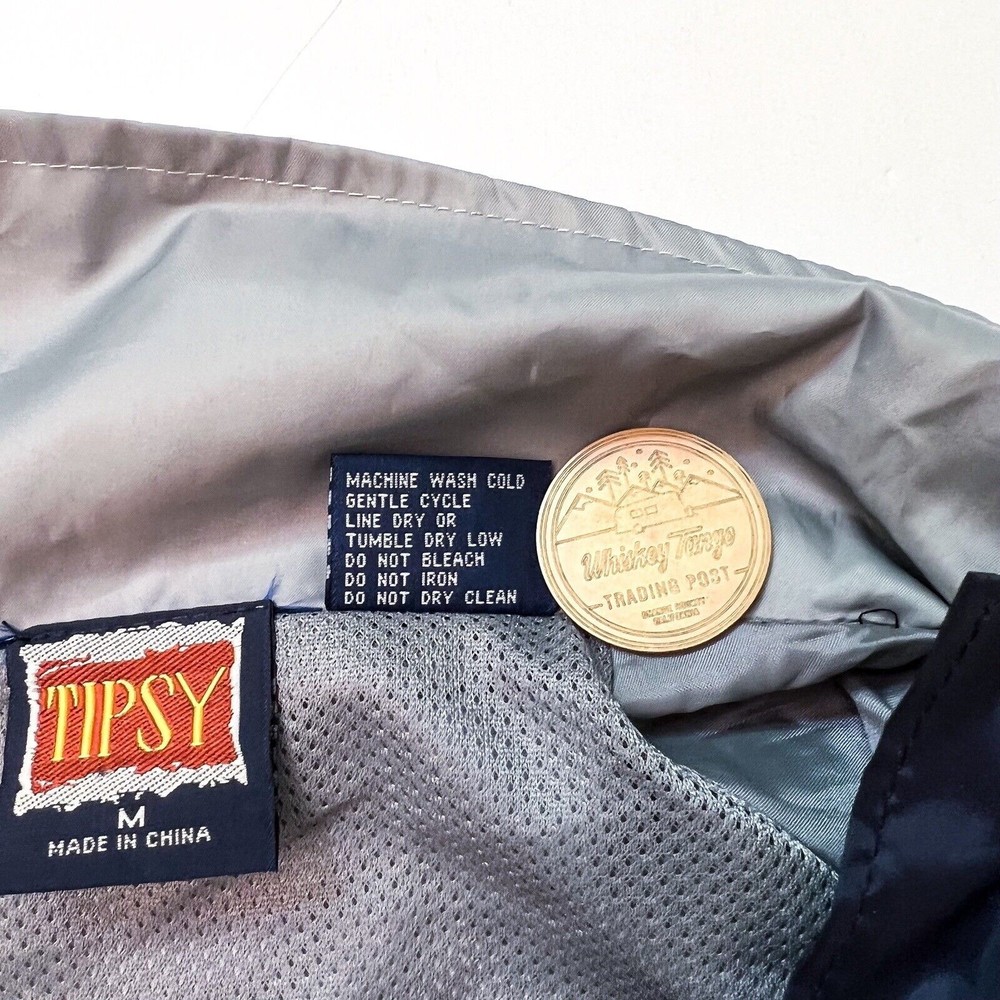 Vintage Big Sur Stitched Windbreaker Jacket State Park California Tipsy Medium - Picture 9 of 12